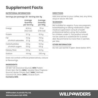 MCT Keto Creamer Sachets