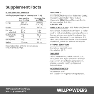 Milk Chocolate Keto Protein Powder Sachets