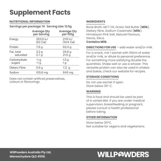 Vanilla Keto Protein Powder Sachets