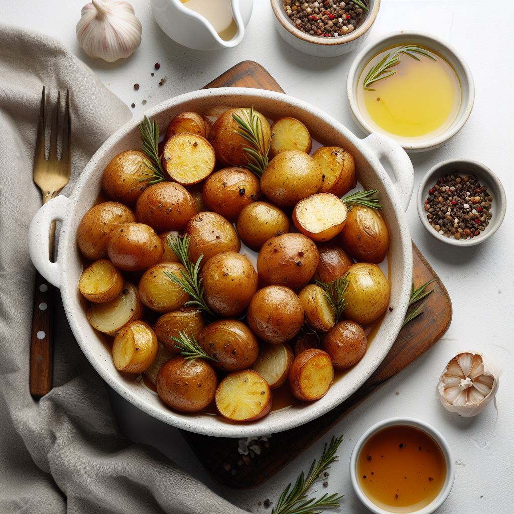 Bone Broth Roast Potatoes