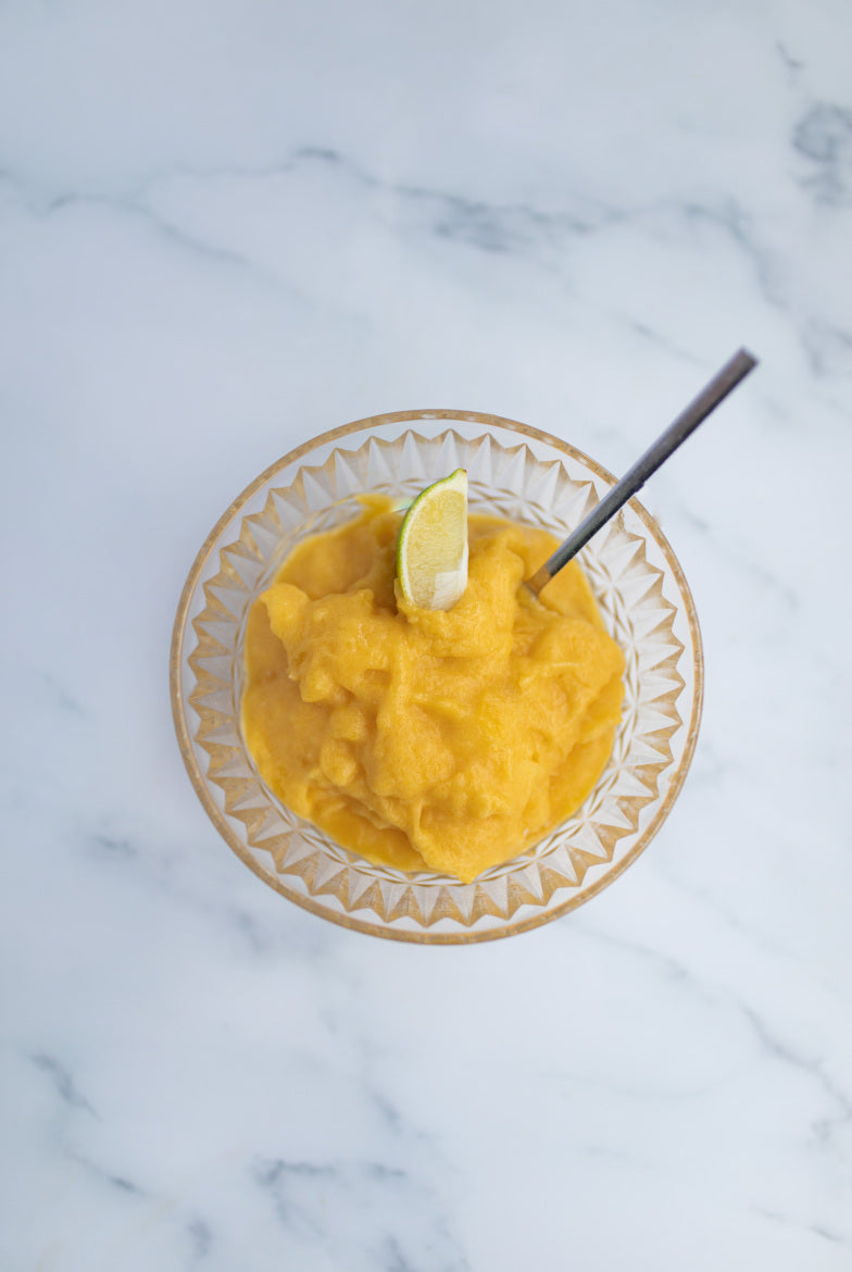 Mango and Lime Sorbet