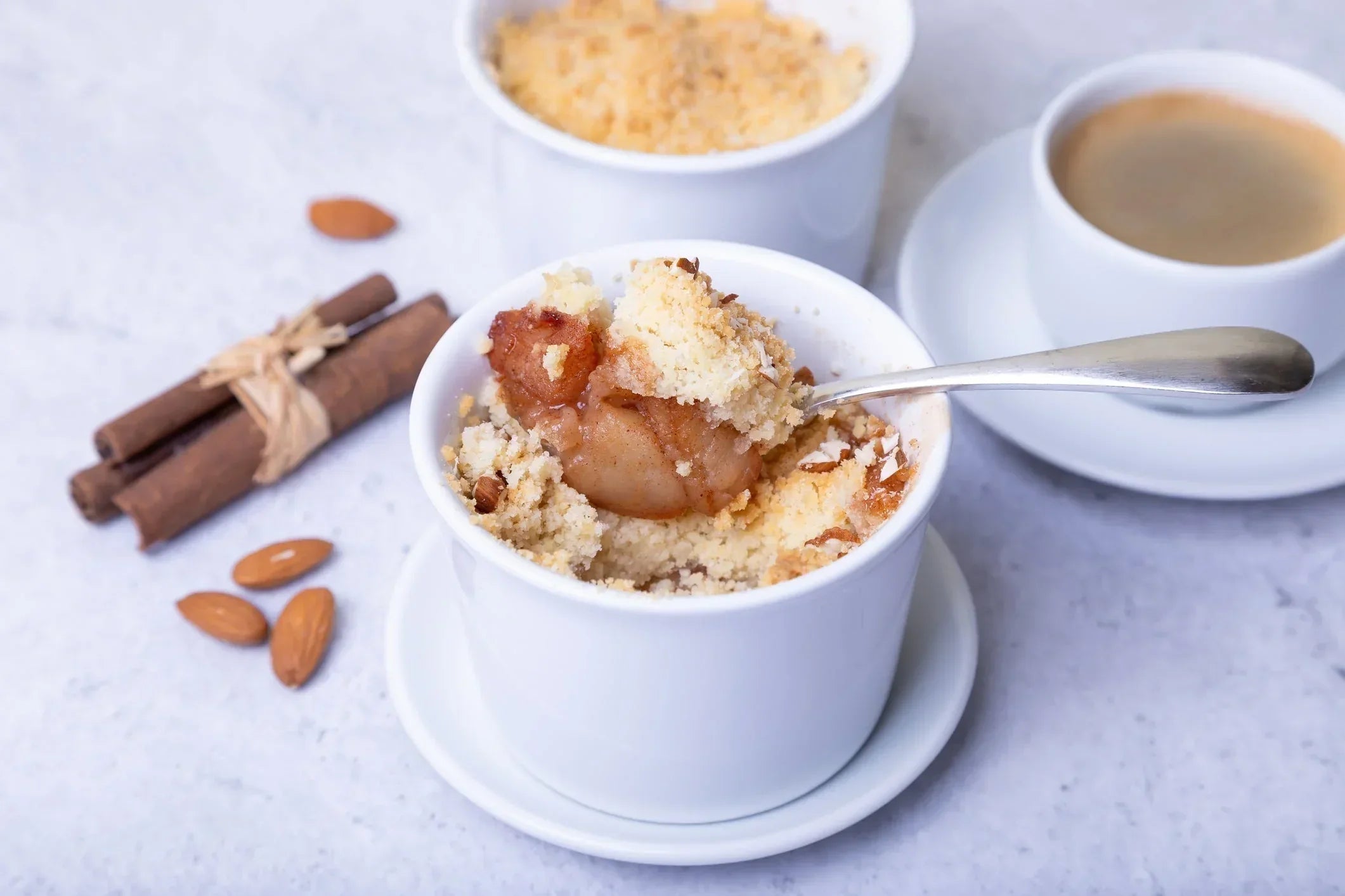 Paleo Apple and Custard Crumble