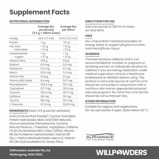 Brain Powder Nootropics Energizer – Piña Colada