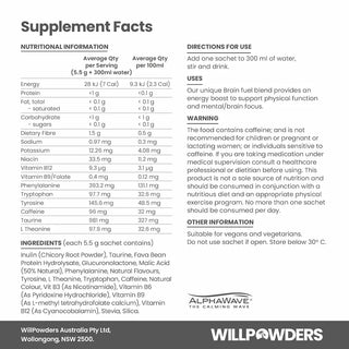 Brain Powder Nootropics Energizer – Strawberry Daiquiri