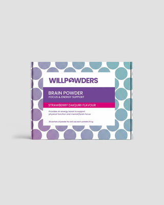 Brain Powder Nootropics Energizer – Strawberry Daiquiri